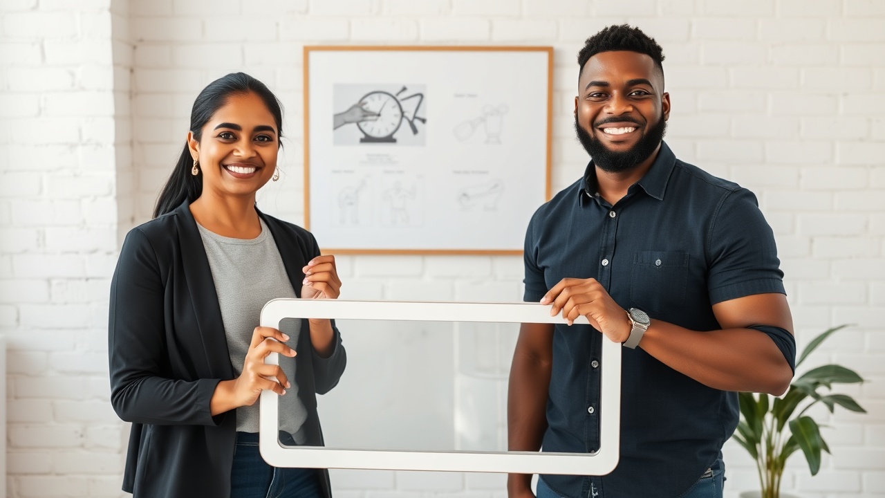 Founder portrait in a studio environment